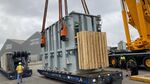 Stuffing transformer onto roll-trailer