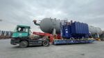 Transformers ready to be loaded onto the vessel
