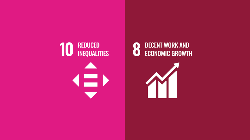 SDG No.08 and 10 - Large SDG No.08 and 10 - Large